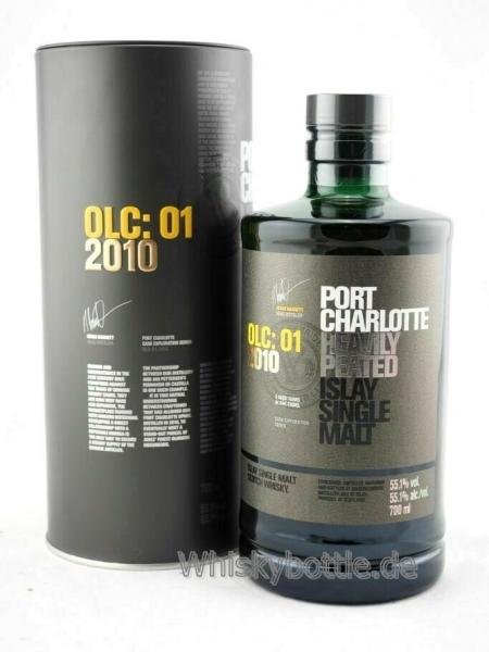 Port Charlotte OLC: 01 2010 Heavily Peated 9 Jahre  55,1% vol. 0,7l